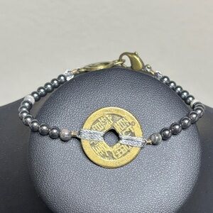 Energy Muse Hematite Manifester Bracelet WEALTH ABUNDANCE SUCCESS